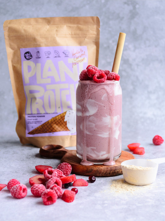Red berries & Vanilla Protein Smoothie