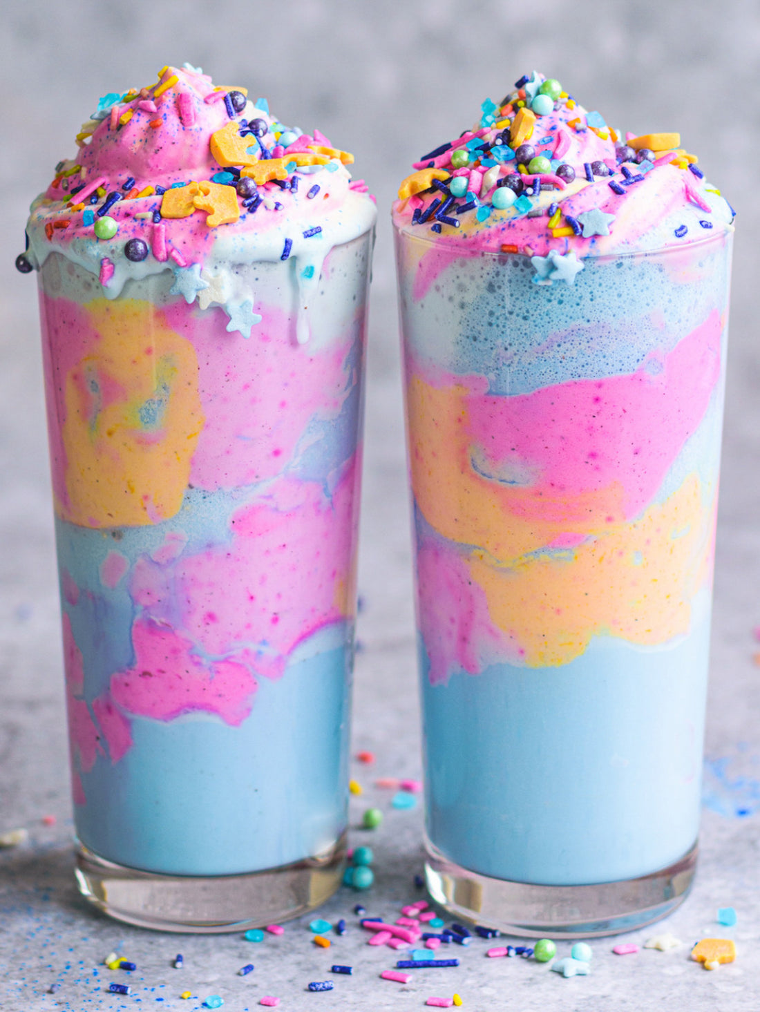 Vanilla Coconut Unicorn Shakes