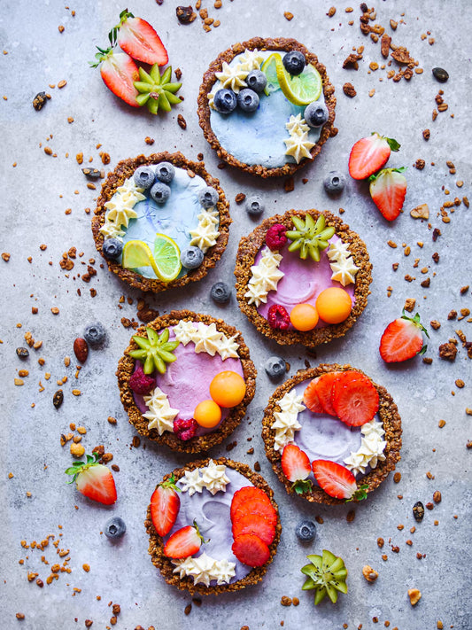 Colorful Mini Granola & Yogurt Tarts Recipe