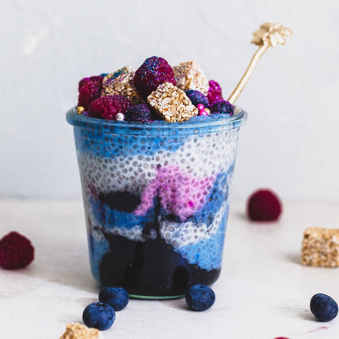 Galaxy Chia Pudding | Rawnice