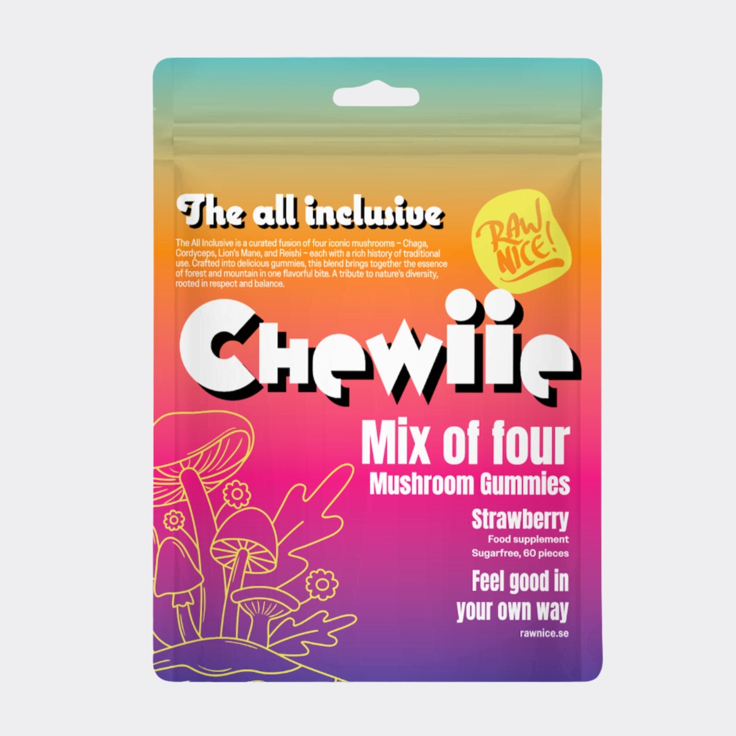 Chewiie – The All-Inclusive Four Mushroom Mix Gummies