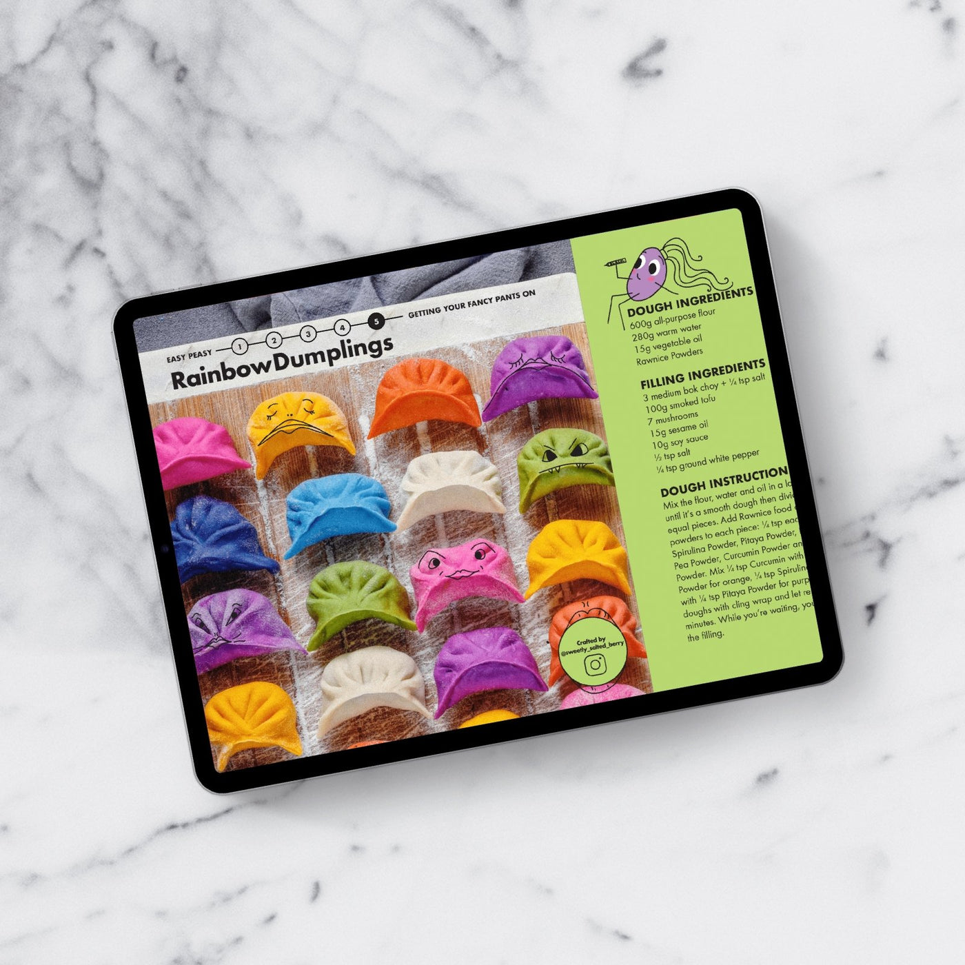 Recipe E-book: Eat The Rainbow - Rawnice